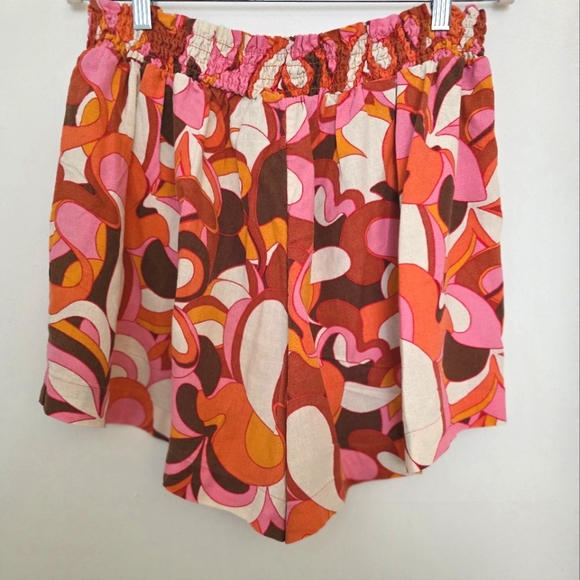 70's Psychedelic Print Short Set Size 3X - Picture 13 of 15